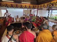 Sharadiya Navaratri Utsava 2025 - Day 9 at Karla (30 Sep 2025) Smt Sanjana Hervatte Bantwal and Shri Soham Honnavar